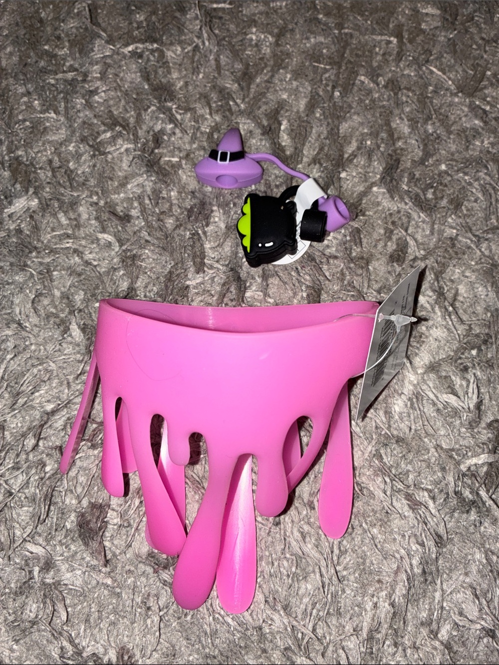 🧙‍♀️🎯 NWT! 2026 Pink Target Straw Toppers & Tumbler/Bottle Sleeve Slime